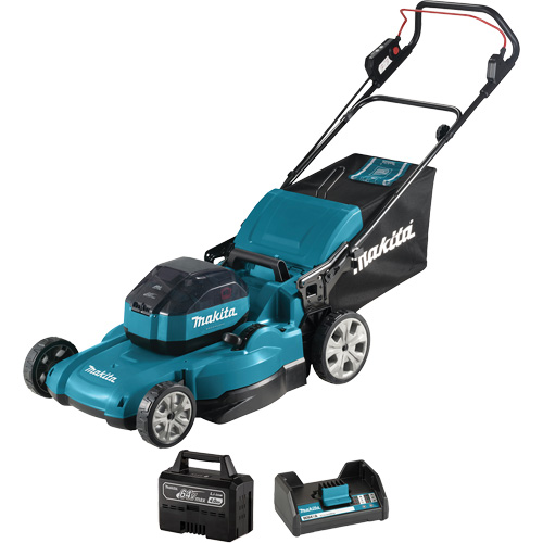 Brushless Cordless Lawnmower, Push Walk-Behind, Battery Powered, 21" Cutting Width Solutions industrielles ALPHA
