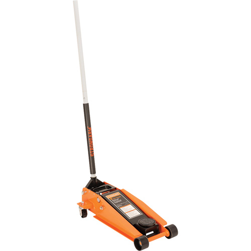 964D 2XP Floor Jack, 4 Ton(s) Capacity, 4-1/3" Lowered, 20-1/2" Raised, Manual Hydraulic Solutions industrielles ALPHA