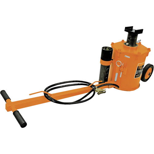 Cric pneumatique pour usage intensif, Capacit&eacute; de 10 tonne(s), 18" - 52" h Solutions industrielles ALPHA