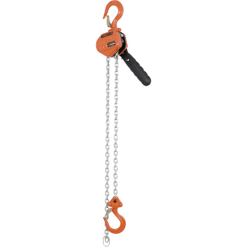KLP-50-5 VLP Series Heavy-Duty Lever Puller, 5' Lift, 1000 lbs. (0.5 tons) Capacity, Galvanized Steel Chain Solutions industrielles ALPHA