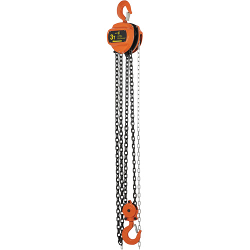 VHC Series Chain Hoists, 10' Lift, 6600 lbs. (3 tons) Capacity, Alloy Steel Chain Solutions industrielles ALPHA