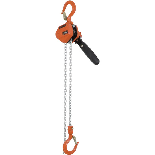 KLP-25-5 KLP Series Lever Chain Hoists, 5' Lift, 500 lbs. (0.25 tons) Capacity, Steel Chain Solutions industrielles ALPHA