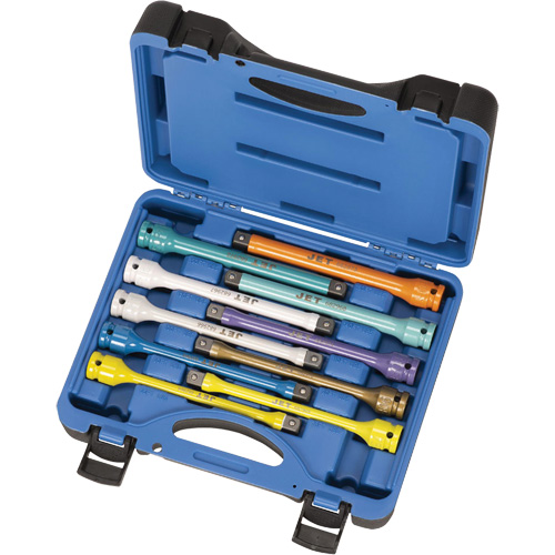 JTLE-10S Jeu de rallonges limiteurs de couple, Prise 1/2"/80 lb-pi, Couple de 65 lb-pi/100 lb-pi/120 lb-pi/140 lb-pi/75 lb-pi/90 lb-pi/110 lb-pi/150 lb-pi/160 lb-pi, Multiple Solutions industrielles ALPHA