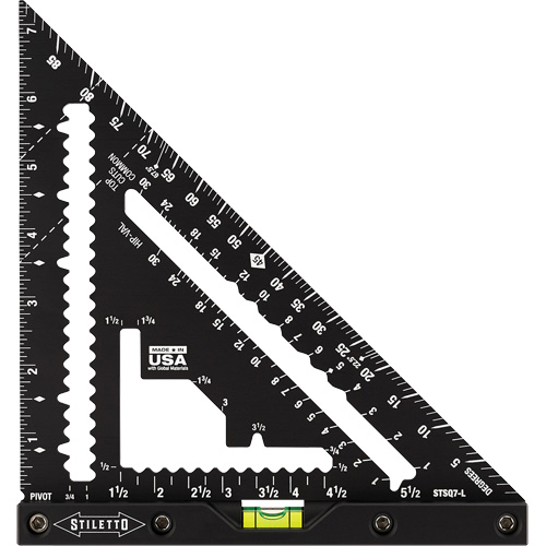 Stiletto Carpenter Square with Level Solutions industrielles ALPHA