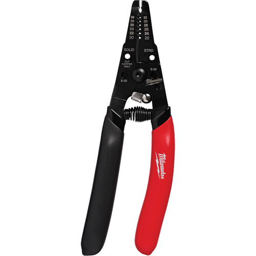 Low Voltage Wire Stripper & Cutter with Dipped Grip, 20 - 32 AWG Solutions industrielles ALPHA