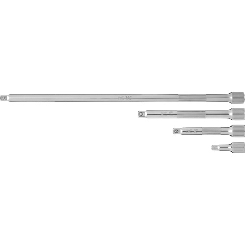 Drive Extension Set, 1/4" Drive, Chrome Finish, 4 Pcs Solutions industrielles ALPHA