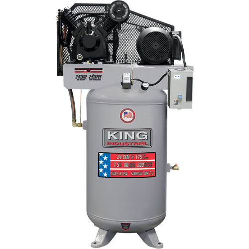 Compresseur d'air biphas&eacute;, 80 gal. (96 gal. US) Solutions industrielles ALPHA