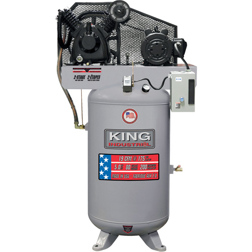 Compresseur d'air biphas&eacute;, 80 gal. (96 gal. US) Solutions industrielles ALPHA