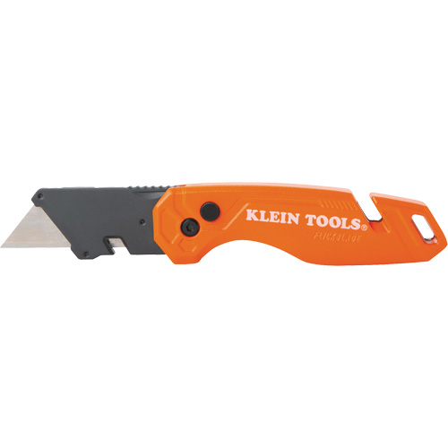 Folding Utility Knife With Blade Storage, 1" Blade, Steel Blade, Metal Handle Solutions industrielles ALPHA