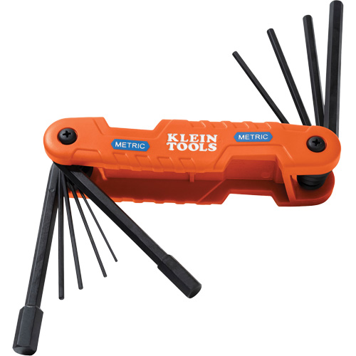 Pro Folding Hex Key Set, 10 Pcs., Metric Solutions industrielles ALPHA