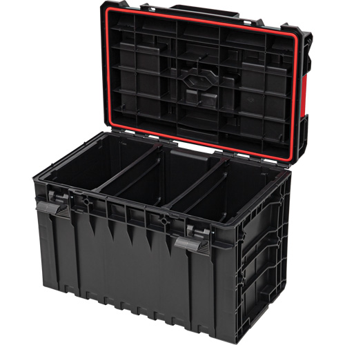 Grande boîte &agrave; outils Arx, 23" x 15-1/5" x 16-1/2", Noir Solutions industrielles ALPHA