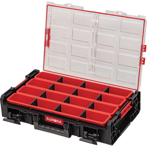 Organisateur tr&egrave;s grand avec bacs longs Arx, 23" x 15-1/5" x 5", Noir Solutions industrielles ALPHA