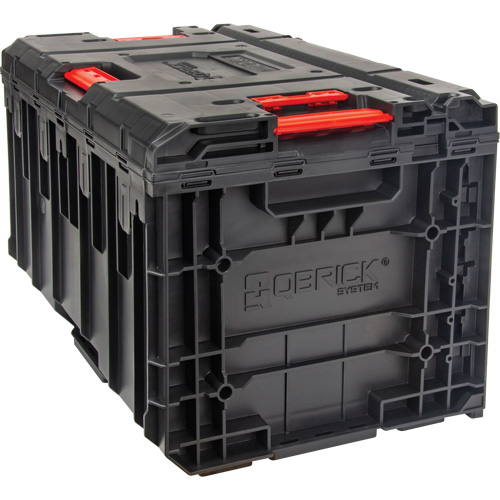 Arx&reg; Single Drawer Toolbox, 11-1/5" W x 18-3/10" D x 9-1/10" H, Black/Red Solutions industrielles ALPHA