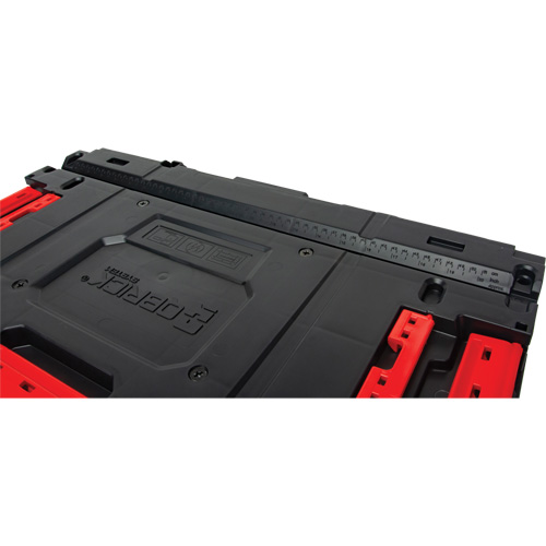 Arx&reg; Single Drawer Toolbox, 11-1/5" W x 18-3/10" D x 9-1/10" H, Black/Red Solutions industrielles ALPHA