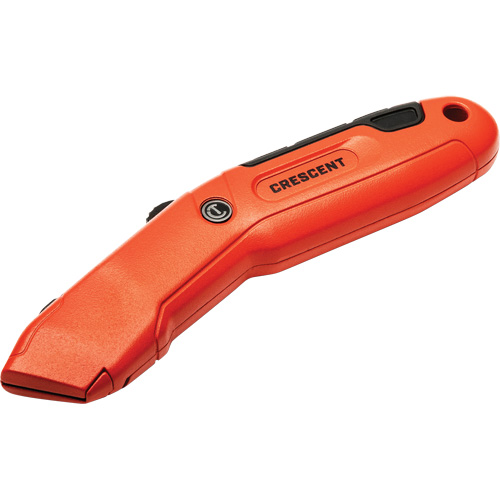 Auto-Retracting Safety Knife, 1", Steel, Aluminum Handle Solutions industrielles ALPHA