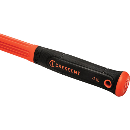 Marteau d'ing&eacute;nieur en fibre de verre, Poids de la t&ecirc;te 4 lb, 14" lo Solutions industrielles ALPHA