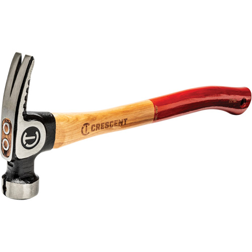 Milled-Face Framing Hammer, 22 oz., Wood Handle, 18" L Solutions industrielles ALPHA