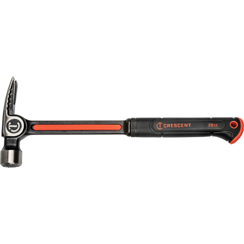Milled-Face Framing Hammer, 28 oz., Solid Steel Handle, 16" L Solutions industrielles ALPHA