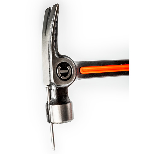Milled-Face Framing Hammer, 28 oz., Solid Steel Handle, 16" L Solutions industrielles ALPHA