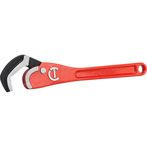 Self-Adjusting Steel Pipe Wrench, 2-1/2" Jaw Capacity, 16" Long, Powder Coated Finish, Non-Ergonomic Handle Solutions industrielles ALPHA