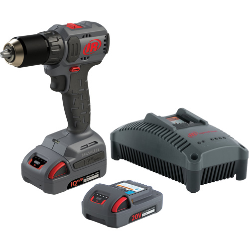 Ensemble de perceuse-tournevis compact sans fil, Lithium-ion, 20 V, Mandrin 1/2", Couple 37 lb-pi Solutions industrielles ALPHA