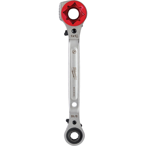 Lineman's 5-in-1 Ratcheting Wrench with Milled Strike Face, 3/4"/1"/1-1/8" Drive, Ergonomic Handle Solutions industrielles ALPHA