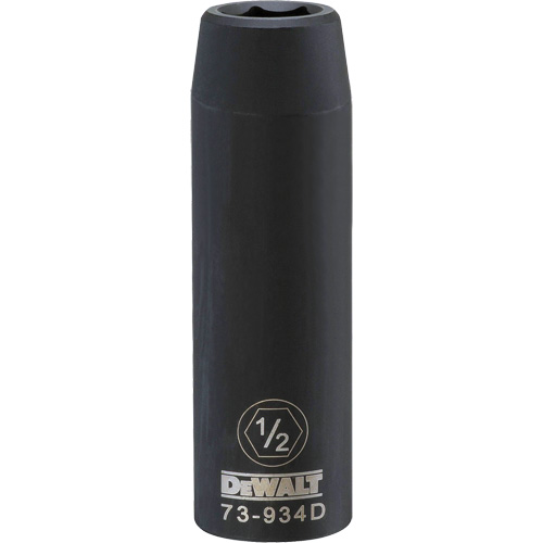 Socket, Impact, 1/2", 1/2" Drive, 6 Points Solutions industrielles ALPHA