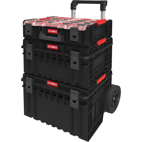 Arx 3-Piece Modular Starter Kit, 23"/25-1/5" x 19"/15-1/5" x 12-3/5"/26"/6-4/5", Black/Red Solutions industrielles ALPHA