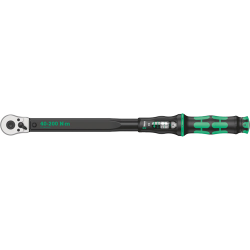 Cl&eacute; dynamom&eacute;trique Click-Torque C3 avec cliquet r&eacute;versible, &agrave; cliquer, Entraînement 1/2" carr&eacute;, 40 - 200 Nm Solutions industrielles ALPHA