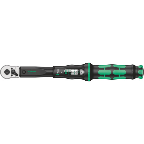Cl&eacute; dynamom&eacute;trique Click-Torque B avec cliquet r&eacute;versible, &agrave; cliquer, Entraînement 3/8" carr&eacute;, 10 - 50 Nm Solutions industrielles ALPHA