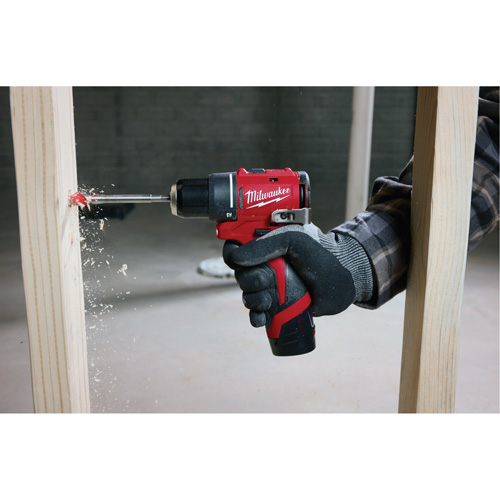 Perceuse/visseuse sous-compacte sans balai M12, Lithium-ion, 12 V, Mandrin 3/8", Couple 350 lb-po Solutions industrielles ALPHA