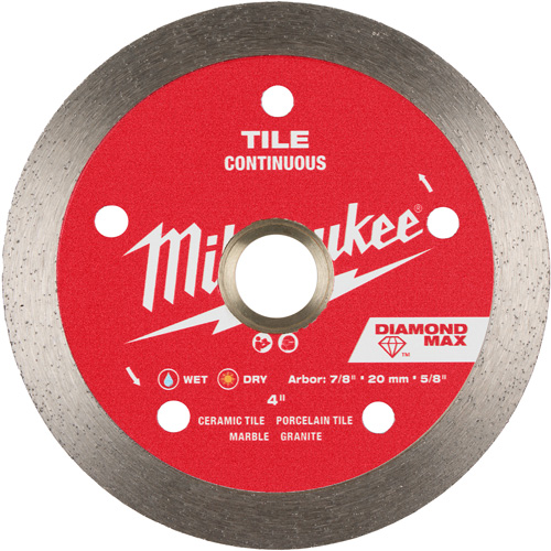 DIAMOND MAX Continuous Tile Diamond Blade Solutions industrielles ALPHA
