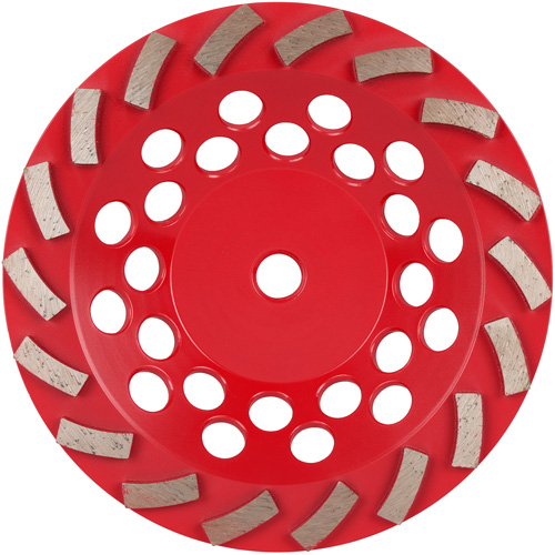 Meule boisseau diamant&eacute;e &agrave; 18 segments Turbo DIAMOND MAX Solutions industrielles ALPHA