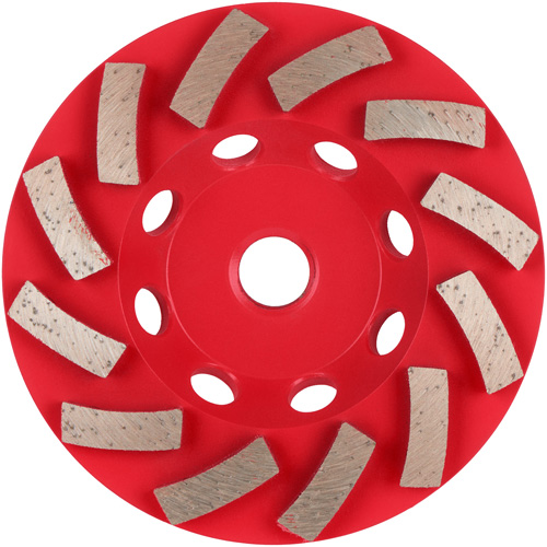 Meule boisseau diamant&eacute;e &agrave; 12 segments Turbo DIAMOND MAX Solutions industrielles ALPHA