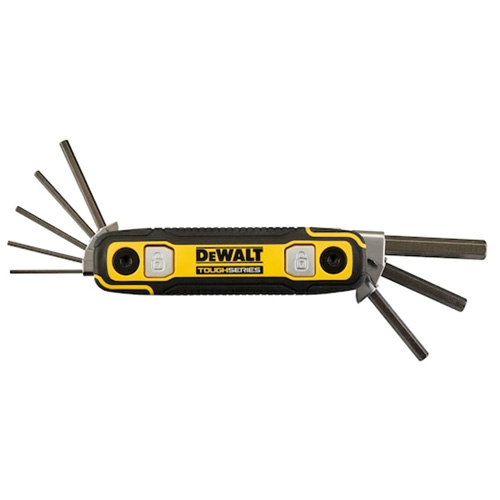 TOUGHSERIES Folding Locking Hex Key, 8 Pcs., Metric Solutions industrielles ALPHA
