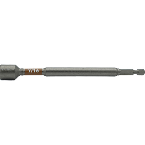 Impactech&reg; Nut Driver, 7/16" Tip, 1/4" Drive, 6" L, Magnetic Solutions industrielles ALPHA