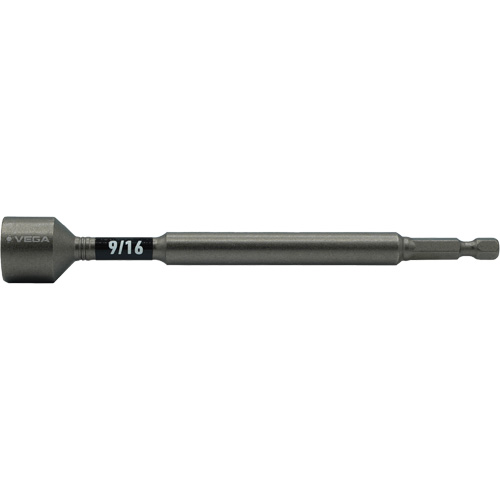 Impactech&reg; Nut Driver, 9/16" Tip, 1/4" Drive, 6" L, Magnetic Solutions industrielles ALPHA