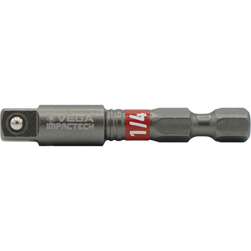 Impactech&reg; Impact Socket Adapter, 1/4" Drive Size, 1/4" Male Size, 2" L Solutions industrielles ALPHA