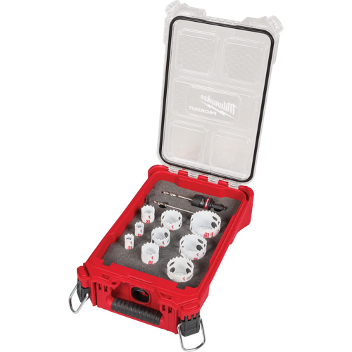 QUIK LOK HOLE DOZER Bi-Metal Kit with PACKOUT Compact Organizer, 12 Pieces Solutions industrielles ALPHA
