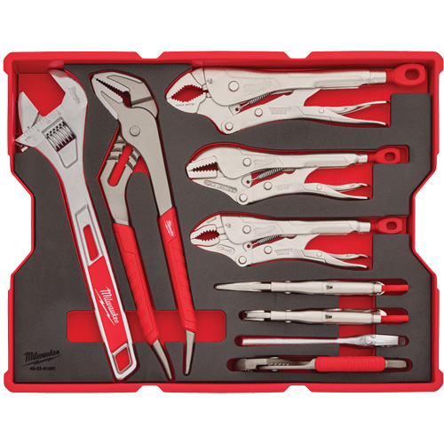 Jeu de pinces et cl&eacute;s avec plateau pour tiroirs PACKOUT Solutions industrielles ALPHA