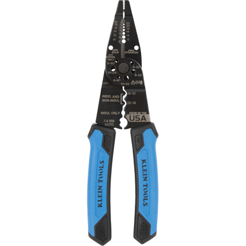 Long Nose Multi-Purpose Wire Stripper, 8-1/4" L, 10 - 20/12 - 22 AWG Solutions industrielles ALPHA
