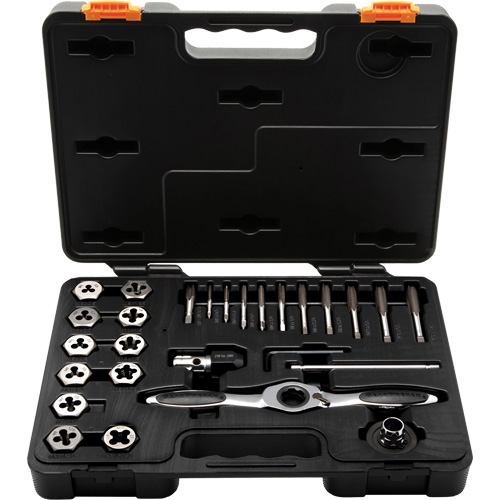 Metric Ratcheting Tap & Die Set, 27 Pieces Solutions industrielles ALPHA