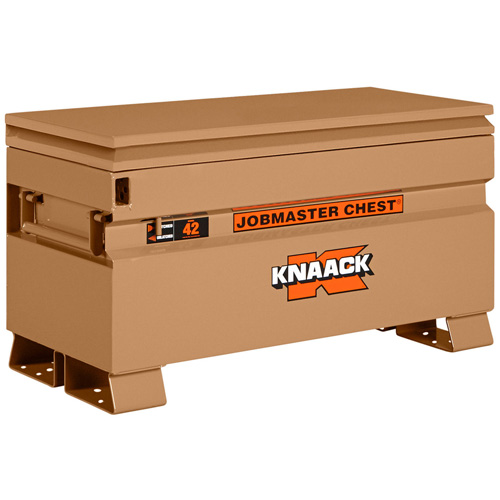 Coffre de chantier mod&egrave;le 42 avec cadenas, 42" x 19" x 23-3/8", Acier, Havane Solutions industrielles ALPHA