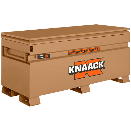 Model 60 Jobsite Chest with Padlock, 60" x 24" x 28-1/2", Steel, Tan Solutions industrielles ALPHA