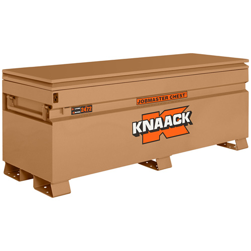 Model 2472 Jobsite Chest with Padlock, 72" x 24" x 28-1/4", Steel, Tan Solutions industrielles ALPHA