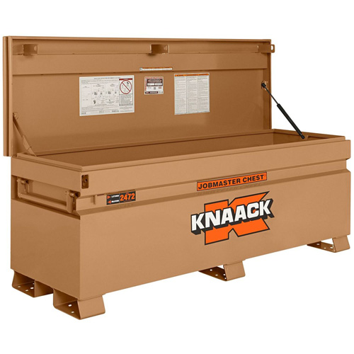 Model 2472 Jobsite Chest with Padlock, 72" x 24" x 28-1/4", Steel, Tan Solutions industrielles ALPHA
