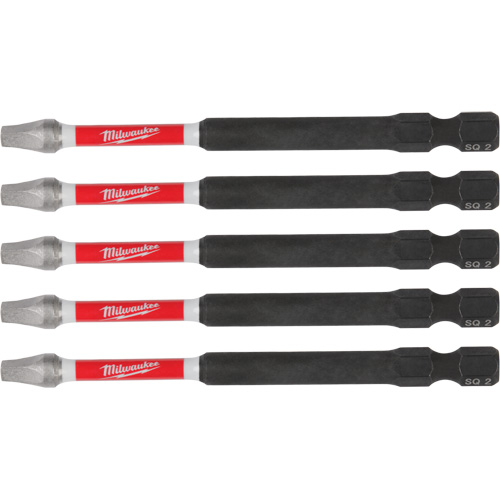 Embouts de tr&eacute;pan &agrave; chocs SHOCKWAVE, Carr&eacute;e, Embout 2, Longueur 3-1/2" Solutions industrielles ALPHA