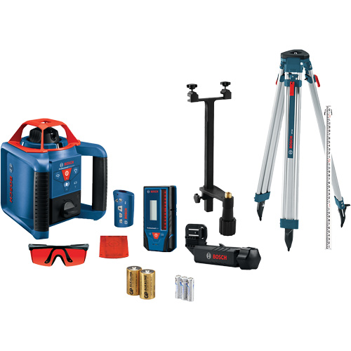 Ensemble laser rotatif horizontal/vertical auto-nivelant, 670 N.m Solutions industrielles ALPHA