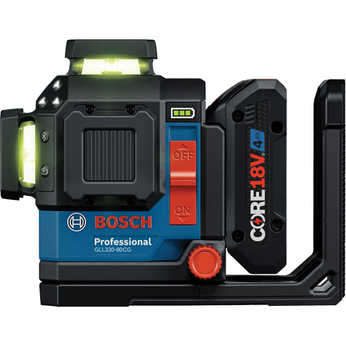 Laser dalignement/nivellement 360 connect&eacute; &agrave; faisceau vert &agrave; trois points Solutions industrielles ALPHA