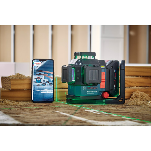 Laser dalignement/nivellement 360 connect&eacute; &agrave; faisceau vert &agrave; trois points Solutions industrielles ALPHA